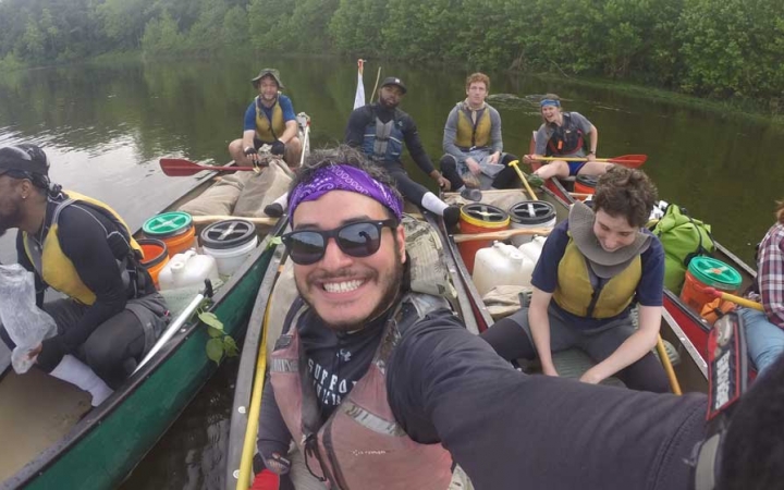 canoeing outdoor adventure program for adults